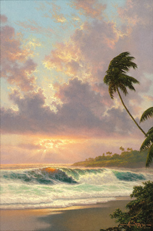 Roy Tabora Island Reflections Giclee and Lithograph