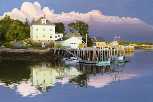 Late Evening in Maine